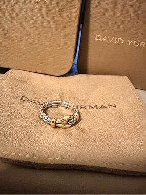 David Yurman Two-Tone Thoroughbred Ring